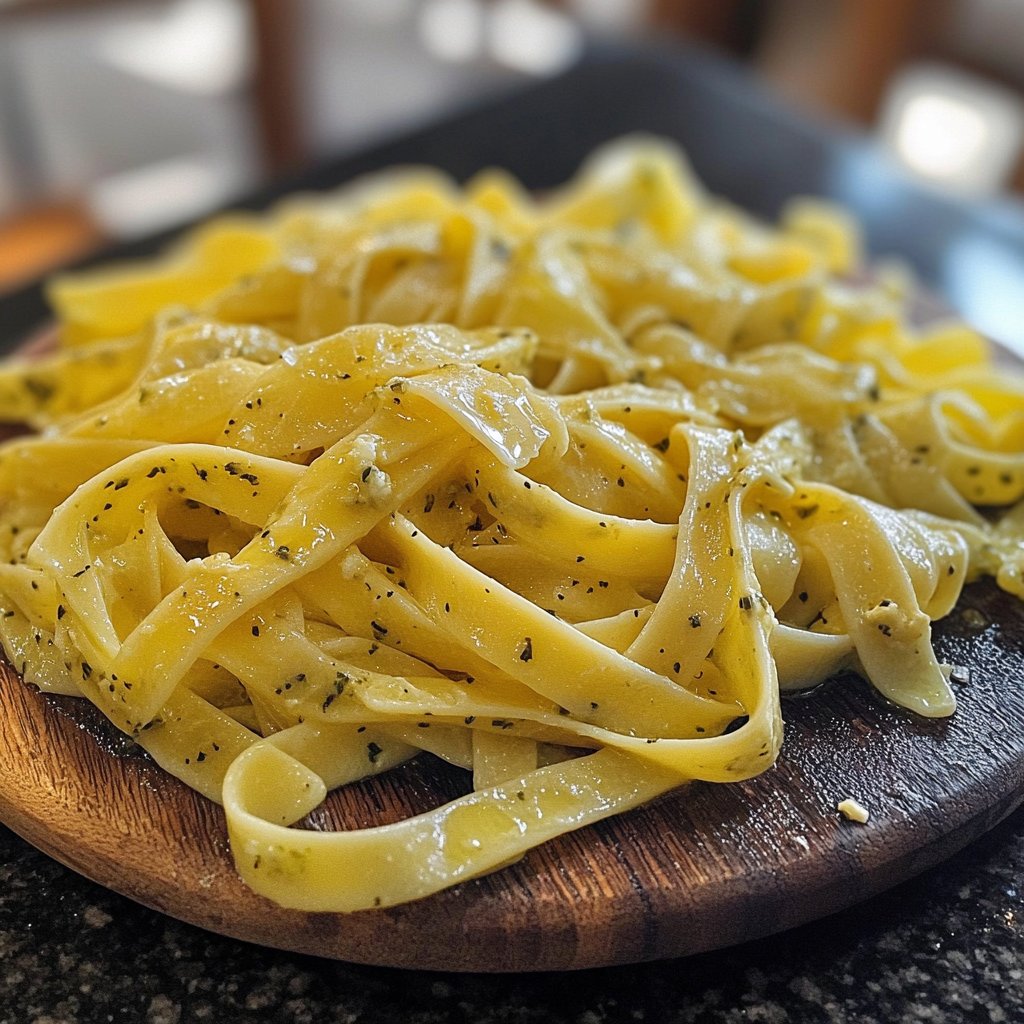 Tagliatelle mit Kräuterbutter
