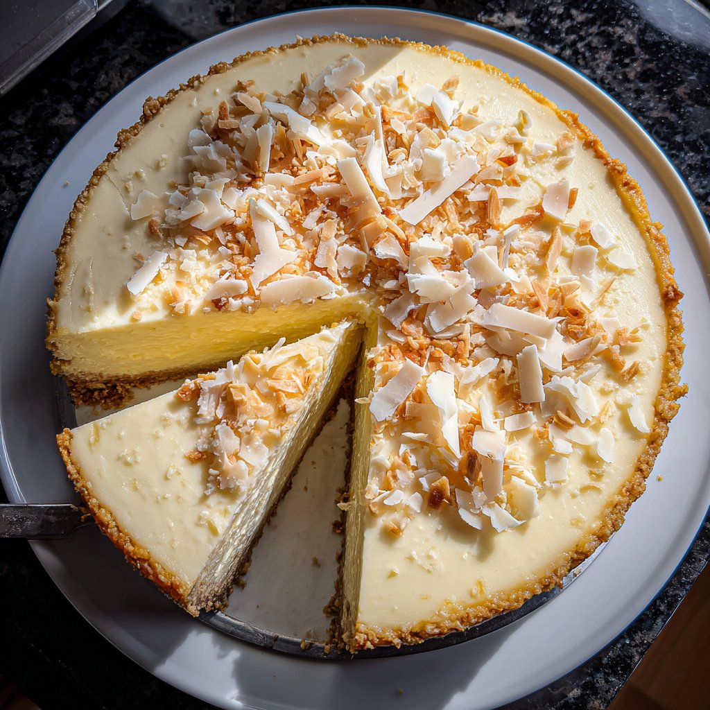 Cheesecake mit weißer Schokolade