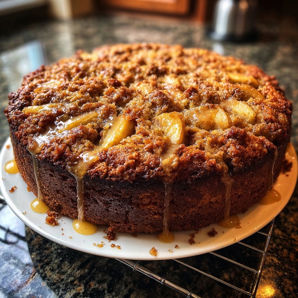 Karottenkuchen Mit Apfel Stücken