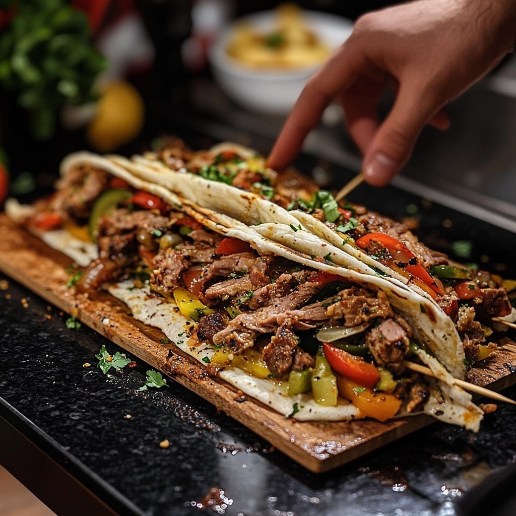 Klassischer Döner Kebab wie vom Imbiss