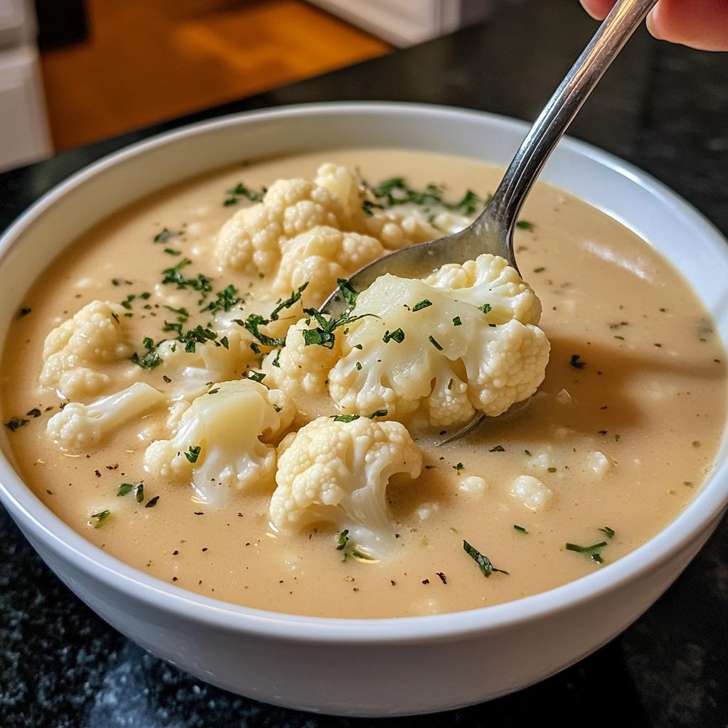 Blumenkohlsuppe für die Familie