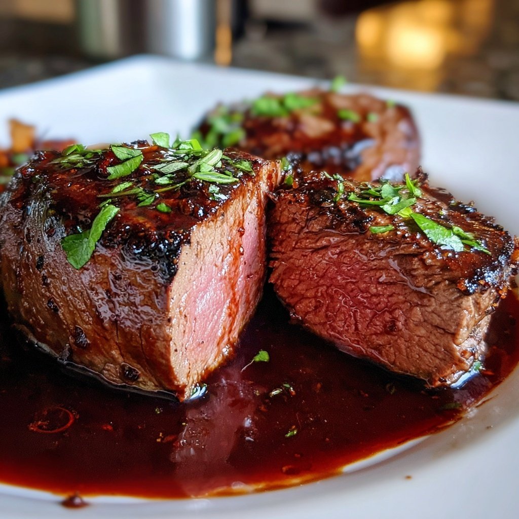 Rinderfilet mit Rotweinsauce